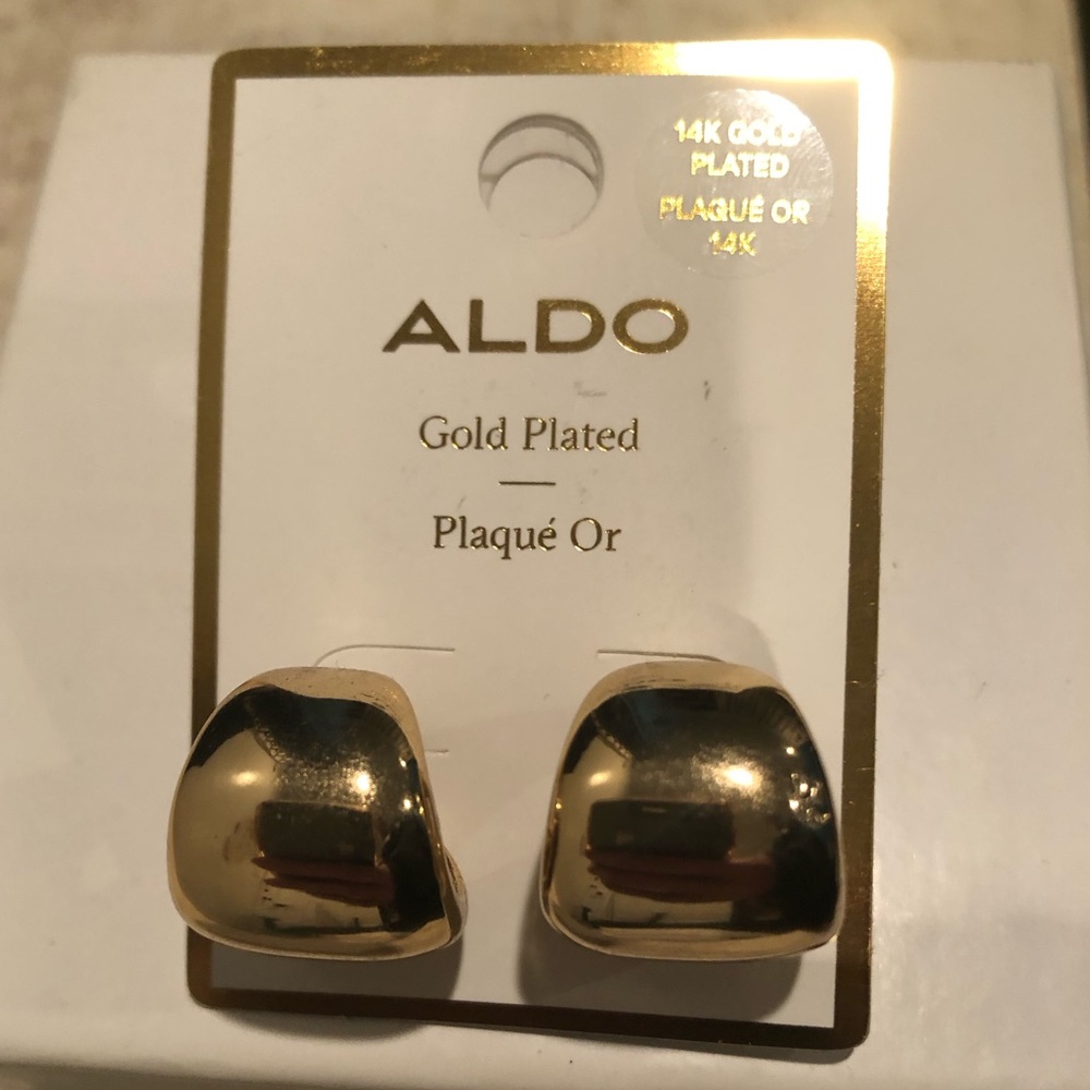 Aldo Chubby Curve Hoop Earrings / Hoop Earrings